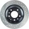 Centric Parts Sport Drilled/Slotted Brake Rotor, 127.45064L 127.45064L - alternate 5